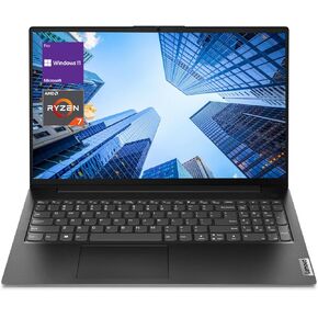Lenovo V-Series V15 Business Laptop, 15.6" FHD Display, AMD Ryzen 7 7730U, 40GB RAM, 2TB SSD, Numeric Keypad, HDMI, RJ45, Webcam, Wi-Fi, Windows 11 Pro, Black