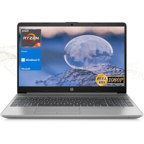 HP Essential 255 G8 15.6 Business Laptop, 15.6" FHD Display, AMD Ryzen 5 5500U, 32GB RAM, 1TB SSD, Webcam, RJ-45, Bluetooth, SD Card Reader, HDMI, Wi-Fi 6, Windows 11 Pro, Grey