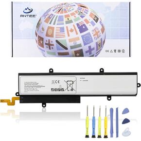 ANTIEE EB-BT670ABA Laptop Battery for Samsung Galaxy View 18.4" SM-T670N SM-T677A SM-T670NZKAXAR SM-T670NZWAXAR Series AA2GA26BS AA2GC05BS AA2GB07BS AA2GB07B AA1G907KS AA1GA02BS AA2GC16BS