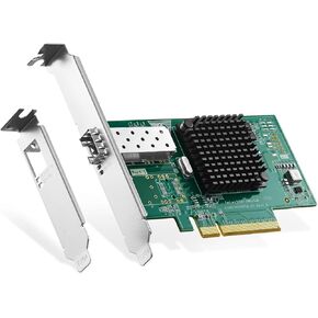 Binardat 2 Port Gigabit PCIe Network Adapter, Intel 82575/82576 Controller 1000/100Mbps Ethernet LAN Card for Windows/Linux