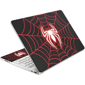 HK Studio Laptop Skin Decal Specific Fit for HP 14" with No Cutting Required, No Bubble, Waterproof, Scratch Resistant, Spider Design - Including Wide Screen and Full Wrist Pad Skin
