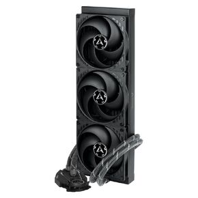ARCTIC Liquid Freezer III 420 - CPU AIO Water Cooler, Water Cooling PC, Intel & AMD, Efficient PWM-Controlled Pump, Fan: 200–1700 RPM, LGA1851 and LGA1700 Contact Frame - Black