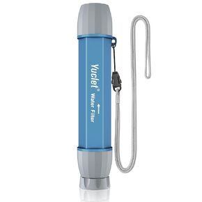 4 Pack Water Filter Straw, Portable Personal Water Filtration System, Water Purifier Survival, Emergency Preparedness for Camping Hiking Drinking Travel Hunting and Family Outing