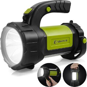 AlpsWolf Camping Lantern Rechargeable, LED Flashlight Spotlight Lantern with 800LM, 3600 Capacity Battery Powered, Portable Bright Camping Light for Emergency, Outdoor Hiking, Power Outages