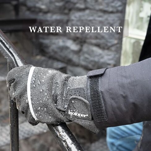 قفاز Isotoner Tech القابل للتمدد للرجال مع إغلاق فيلكرو in Kuwait