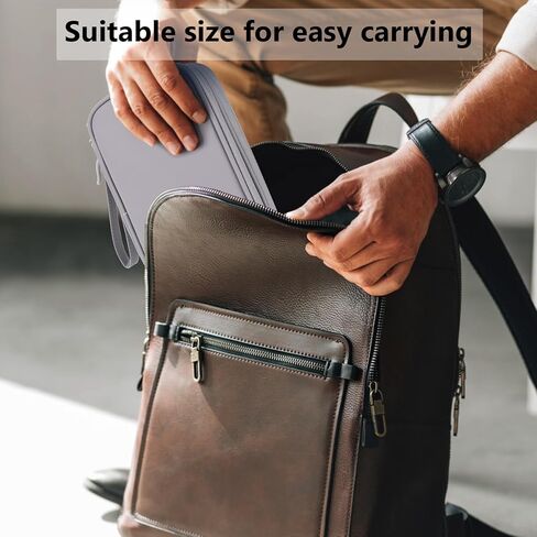 DDgro Electronics Travel Organizer, Tech Accessories Pouch Bag for Cables/Charger & Cords/Power Bank/Magic Mouse/Earphone (Small, Black) in Kuwait