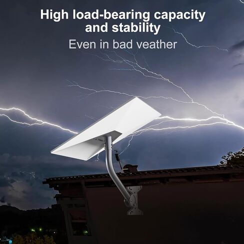 Gen 3 Mount for Starlink, Adjustable Mounting Kit Compatible with V3 Starlink Standard Dish, Wall Mount/Roof Mount for Starlink Internet Kit Satellite 【Include Gen 3 Pipe Adapter for Starlink】 in Saudi Arabia