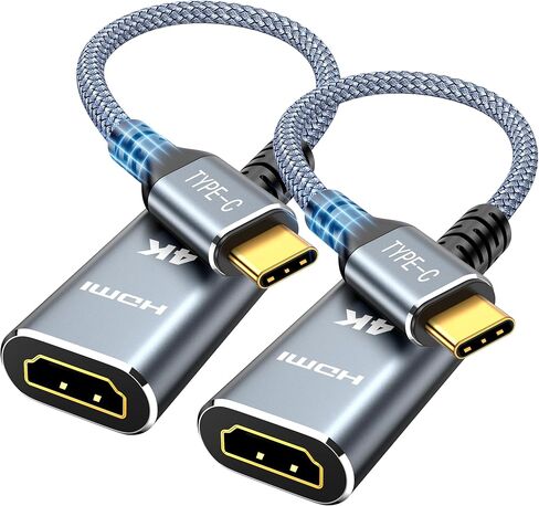 Highwings USB C to HDMI Adapter 4K@60Hz, [High Speed, Thunderbolt 3/4] USB Type C to HDMI Adapter Groundbreaking Performance, Compatible for iPhone 15 Pro/Max, MacBook Pro/Air, iPad, iMac and More in Kuwait