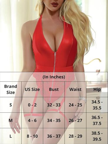 Leather Bodysuit Top For Women, Concert Outfits Rave Club Sexy Going Out, Corset Lace Lingerie Garter in Kuwait