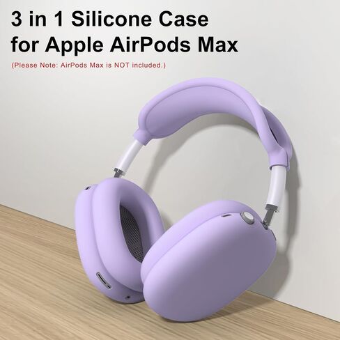 غطاء حماية من السيليكون لسماعات AirPods Max 2 / AirPods Max (أسود) in Kuwait
