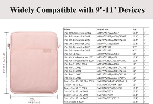 TiMOVO 13.3-14 Inch Laptop Sleeve Bag with Handle for iPad Air 13 Inch 2024,iPad Pro 13 Inch 2024,MacBook Air 2022-2018,MacBook Pro M2/M2/M1 Pro/M1 Max 14.2 2023-2021,Galaxy Tab S9+, Watercolor Purple in Kuwait