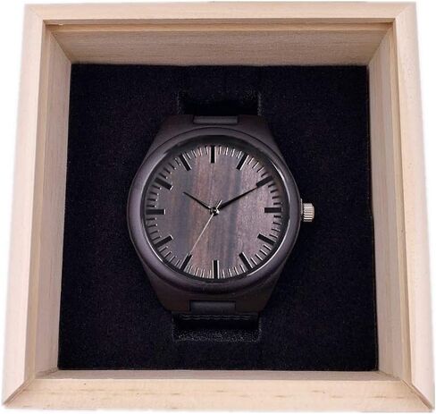 WASTIME Wooden Watch for Men Women, Stylish Chronograph Military Casual Calendar Wood Watches in Saudi Arabia