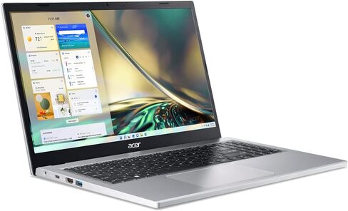 Acer Aspire 3 A315-24P-R7VH Slim Laptop | 15.6" Full HD IPS Display | AMD Ryzen 3 7320U Quad-Core Processor | AMD Radeon Graphics | 8GB LPDDR5 | 128GB NVMe SSD | Wi-Fi 6 | Windows 11 Home in S Mode in Saudi Arabia