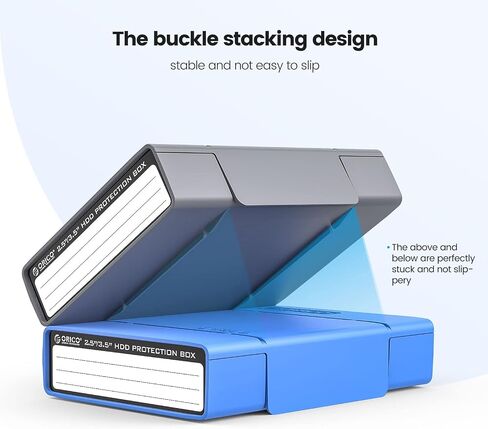 ORICO 5-Pack Hard Drive Carrying Case Protective Box for 3.5/2.5 Inch SSD HDD Portable with Anti-Static,Shockproof and Dust Proof Travel Storage Bag-PHP25-5C in Saudi Arabia