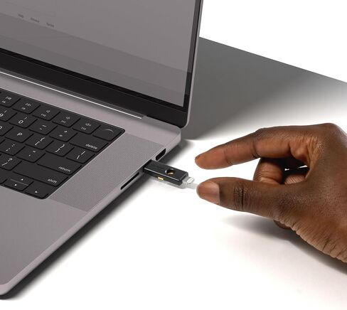 Yubico - YubiKey 5Ci - Two-Factor authentication Security Key for Android/PC/iPhone, Dual connectors for Lighting/USB-C - FIDO Certified in Saudi Arabia
