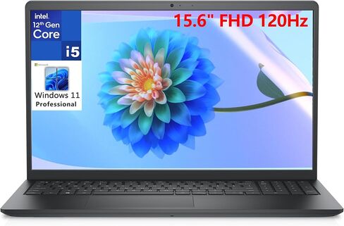كمبيوتر محمول للأعمال Dell Vostro 15 مقاس 15.6 بوصة FHD 120 هرتز، الجيل الثاني عشر Intel 10-Core i5-1235U (Beat i7-1195G7)، ذاكرة الوصول العشوائي DDR4 سعة 16 جيجابايت، 512 جيجابايت PCIe SSD، 802.11ac WiFi، بلوتوث، أسود كربوني، Windows 11 Pro in Saudi Arabia