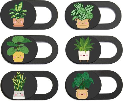 MESMOS 6pk Laptop Camera Cover Slide Cute, Laptop Accessories, Webcam Cover Slide, Phone & Computer Camera Cover Slide, Web Cam Privacy Cover, Camera Blocker (Small) in Kuwait