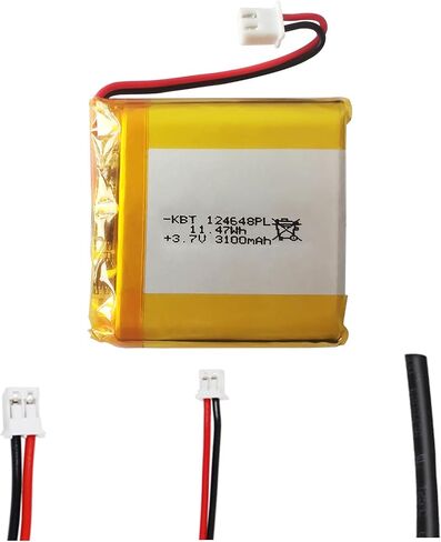 KBT 3.8V 2000mAh Li-Polymer Battery: 754444 Lipo Rechargeable Lithium-ion Replacement Batteries with JST Connector for Ar duino NodeMCU ESP32 Development Board Raspberry Pi UPS Board in Kuwait