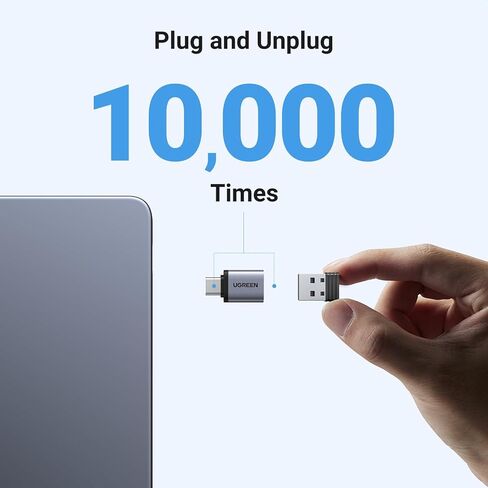 محول UGREEN USB إلى USB C بسرعة 10 جيجابت في الثانية، 2 حزمة محول USB C إلى USB USB C 3.2 Gen 2 ذكر إلى USB A أنثى محول متوافق مع iPhone 16 15 Pro/Samsung/MacBook Pro/Air/iPad Pro، Thunderbolt 4/3، رمادي in Saudi Arabia