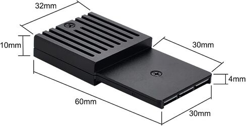 cablecc M.2 NVMe 2230 M-Key SSD to CF-Express Type-B Adapter for Xbox Series X&S CH SN530 SSD PCIe4.0 Expansion Memory Card (Black CFExpress to NVME only Work for CH SN530 SSD) in Saudi Arabia