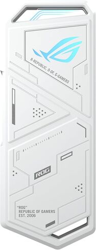 ASUS ROG Strix Arion White M.2 NVMe SSD Enclosure-USB3.2 Gen 2x1 Type-C (10Gbps), Dual USB-C to C & USB-C to A, Screwdriver-Free, Thermal Pads Included, Fits PCIe 2280/2260/2242/2230 M Key/B+M Key in Saudi Arabia