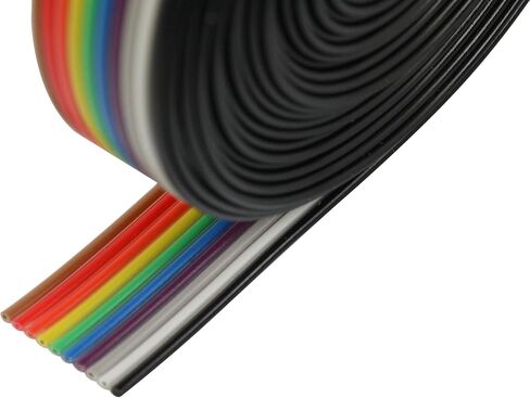 30FT 10P IDC Rainbow Color Flat Ribbon Cable 10 Wire in Kuwait