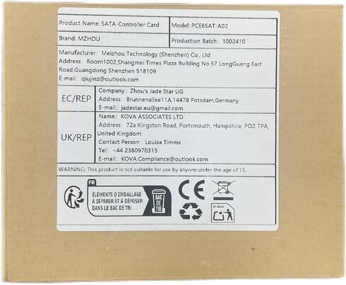 PCIe SATA Card 6 Ports, with 6 SATA Cables and Low Profile Bracket, 6 Gbps 1X SATA 3.0 PCIe Card,Support 6 SATA 3.0 Devices（ASM1166 Chip） in Kuwait