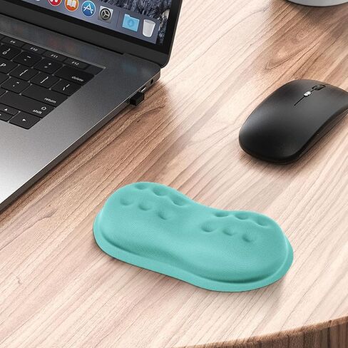 VANKEY Mouse Wrist Rest, Desk Wrist Pad for Mouse, Comfortable Computer Mouse Wrist Support, Ergonomic Wrist Rest with Memory Foam Fillings, Non-Slip Base (Black) in Saudi Arabia