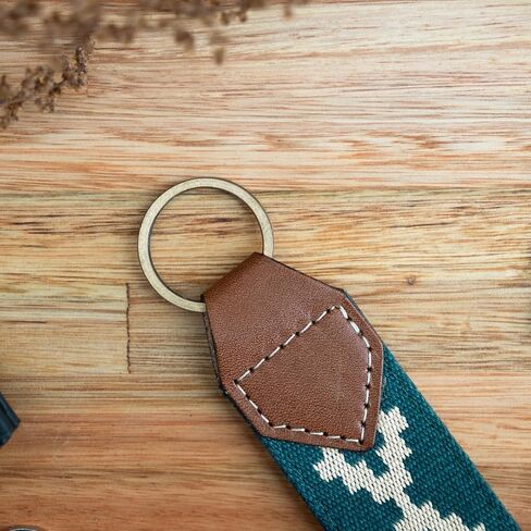 GauchoLife Leather and Woven Key Fob or Key Chain in Saudi Arabia