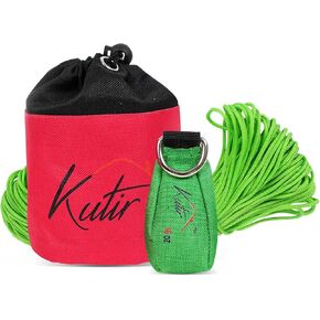Throw Weight and Line Kit with Storage Bag 16 OZ 600D Pouch, 150 Foot Polyethylene Easter Rope for Arborists, Suitable for Tree Climbing, High Limb Throwing