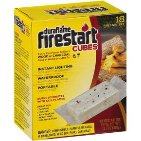 duraflame Firestart CUBES Firelighters, 18 pack