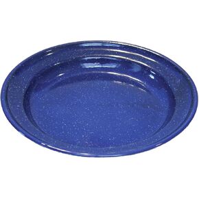 Enamelware for Camping and Backpacking - Camping Cookware Gear Essentials for Camping and Backpacking (Made by Caddis Sports, Inc.) (10 Inch Plate (4 Pack))
