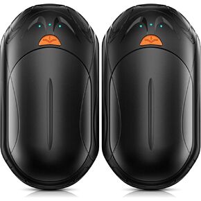 AI Hand Warmers Rechargeable 2 Pack,6000mAh Rechargeable Hand Warmer,20Hrs Long Heating Electric Hand Warmer,Portable Pocket Heater,Pocket Size Hand Warmer, Gifts for Christmas,Camping,Hunting