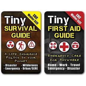 Tiny Survival Guide – Micro EDC Emergency Preparedness Pocket Handbook for Camping, Hiking, Bushcraft, SAS & First Aid – Fits Wallet, Bug Out Bag or Glove Box in Saudi Arabia
