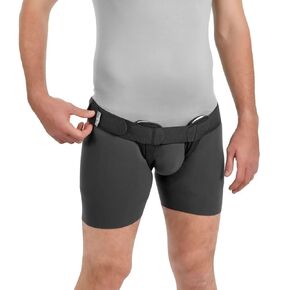 Movibrace Inguinal Groin Hernia Belt Black (Double, Small)