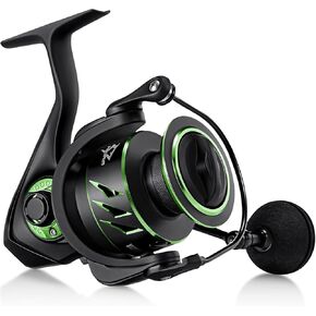 Piscifun Viper X Spinning Reels, Carbon Fiber 33LBs Max Drag, 10+1 Shielded BB, Saltwater Freshwater Spinning Fishing Reel, 5.2:1/6.2:1, 500, 1000, 2000, 3000, 4000, 5000 Series