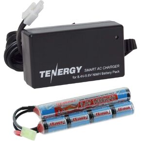 Tenergy Combo 9.6V 1600mAh Butterfly Mini NiMH Battery Pack + 8.4V-9.6V NiMH Smart Charger