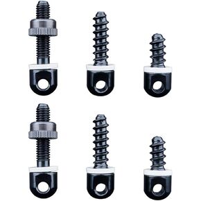 Sling Swivel Studs Wood Screw Studs, Gun Sling Mounting Kit Studs Screws Set 6 Pieces