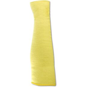 MAGID KEV16W CutMaster Dupont Kevlar 1500 Machine Knit Extra Wide Sleeve, 2-ply, Puncture Resistant, 16" Length, Yellow