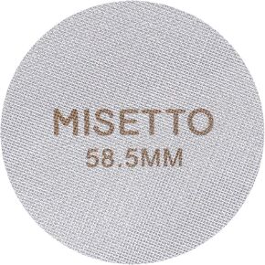 51mm Espresso Puck Screen, 100μm 1.7mm Thickness, MISETTO S/S Stainless Steel Reusable Professional Barista Portafilter Coffee Filter Mesh Plate for Espresso Portafilter Filter Basket(51mm)