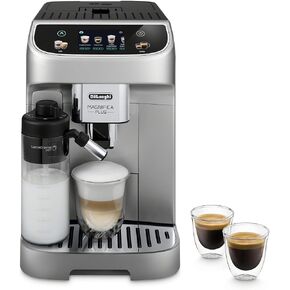 De'Longhi Magnifica Plus Fully Automatic Espresso Machine with Automatic Milk Frother for 18+ One Touch Recipes, Built-in Grinder, ECAM32070SB