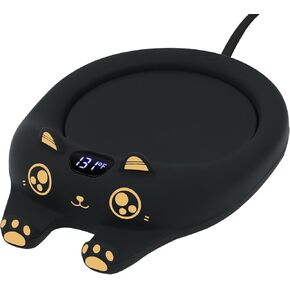 PUSEE Mug Warmer,Coffee Warmer for Desk Candle Warmer Auto Shut Off,Coffee Cup Warmer with 3 Temp Settings,Electric Beverage Warmer Plate for Coffee,Tea,Water Milk and Cocoa(Not Include Cup)