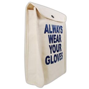 MAGID A.R.C. Cotton Twill Canvas Glove Bag for Rubber Insulating Electrical Gloves