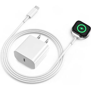 Apple Watch Charger Fast Smart iWatch Charger 3FT Magnetic Charging Cable with USB C Wall Charger for Apple Watch Ultra2/Ultra/Series 9/8/7/SE/6/5/4/3/2/1