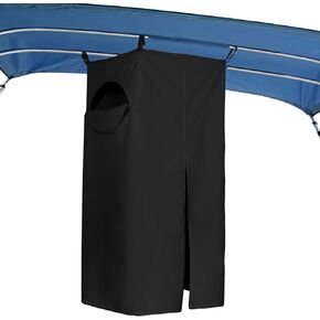 Tuszom Heavy Duty 600D Privacy Tent for Boat, Heavy Duty Hanging Changing Room for Bimini Top with Storage Bag, Portable Privacy Station for Pontoons