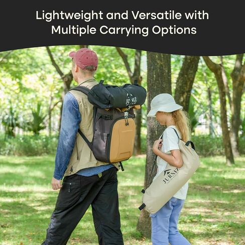 Ultralight Camping Cot for Adults and Kids; Supports up to 330lbs; 4.85lbs Ultralightweight Portable Camping Bed for Hiking, Camping and Backpacking with Carry Bag (Black) in Saudi Arabia