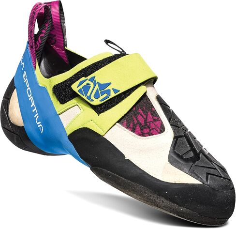 حذاء La Sportiva للسيدات لتسلق الصخور Skwama، أخضر تفاحي/أزرق كوبالت، 3 in Kuwait