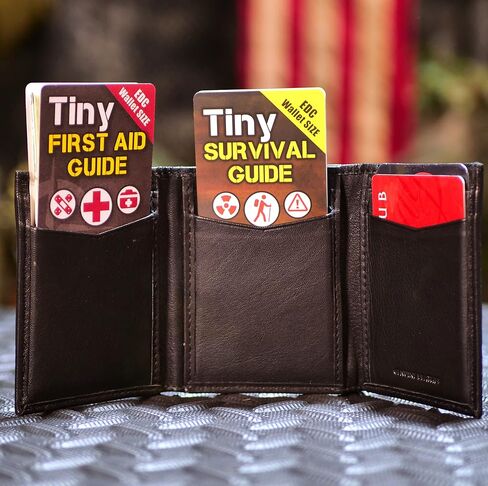 Tiny Survival Guide – Micro EDC Emergency Preparedness Pocket Handbook for Camping, Hiking, Bushcraft, SAS & First Aid – Fits Wallet, Bug Out Bag or Glove Box in Saudi Arabia