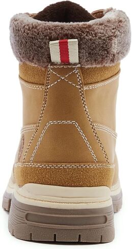 ANJOUFEMME Womens Hiking Snow Winter Boots - Waterproof Work Ankle Boots for Women Comfortable Warm Fur Boots for Backpacking Cycling in Kuwait