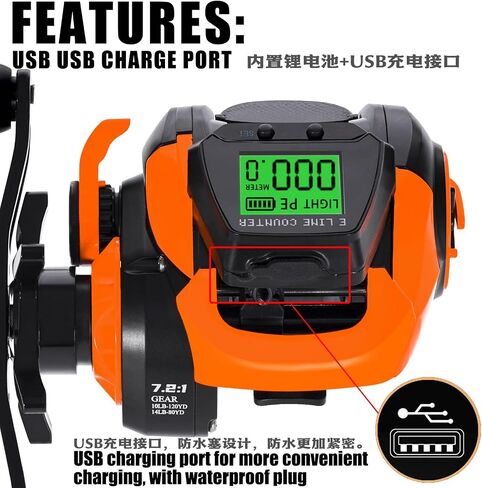 New Large Screen Digital Display Drop Wheel Raft Fishing Bridge Fishing Boat Fishing Ice Fishing Lure Fishing Depth Location Fish Finder in Saudi Arabia